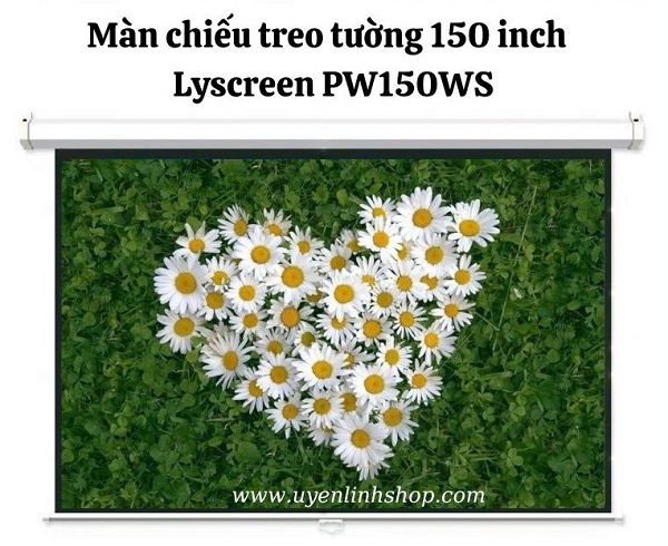 Màn chiếu treo tường Lyscreen 150 inch PW150WS