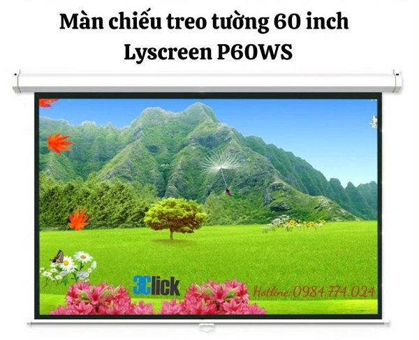 Màn chiếu treo tường Lyscreen 60 inch P60WS