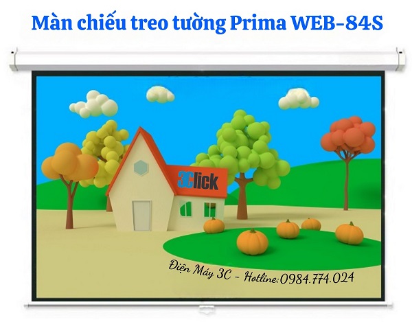 Màn chiếu treo tường Prima WEB-84S