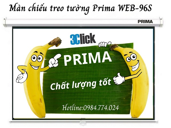 Màn chiếu treo tường Prima WEB-96S