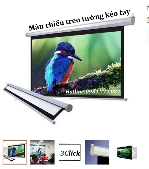 Màn chiếu treo tường Lyscreen 80 inch P80WS