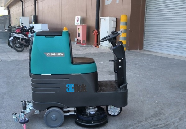 Máy chà sàn ngồi lái Clepro C100B New