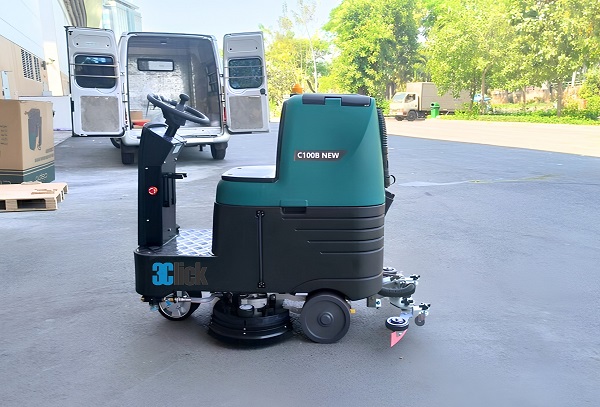 Máy chà sàn ngồi lái Clepro C100B New