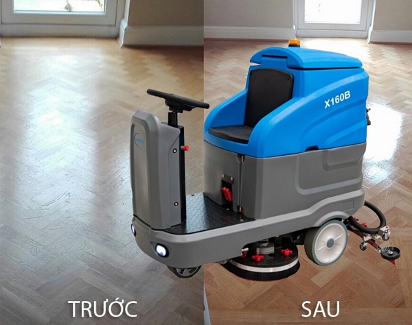 Máy chà sàn ngồi lái CleproX X160B