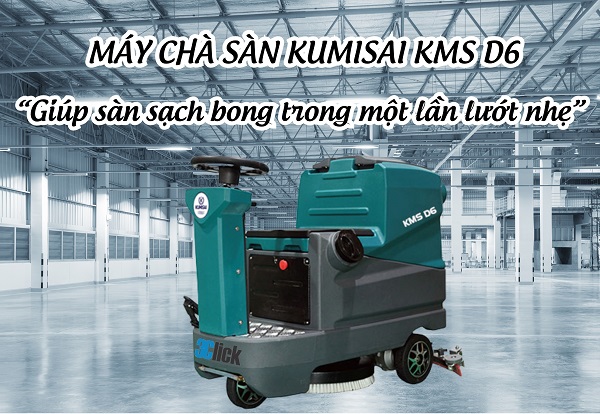Máy chà sàn ngồi lái Kumisai KMS D6