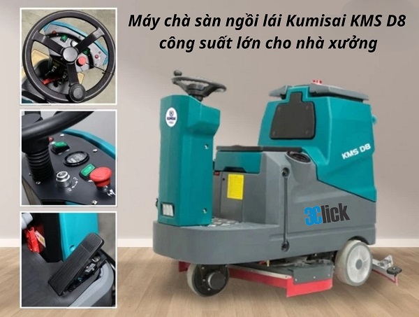 Máy chà sàn ngồi lái Kumisai KMS D8