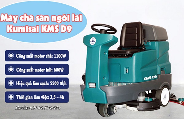 Máy chà sàn ngồi lái Kumisai KMS D9