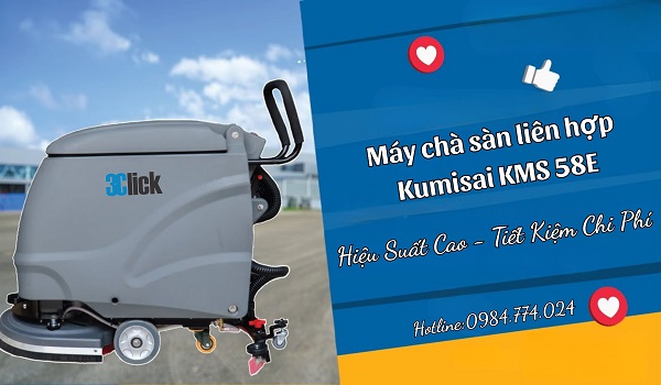Máy chà sàn liên hợp Kumisai KMS 58E