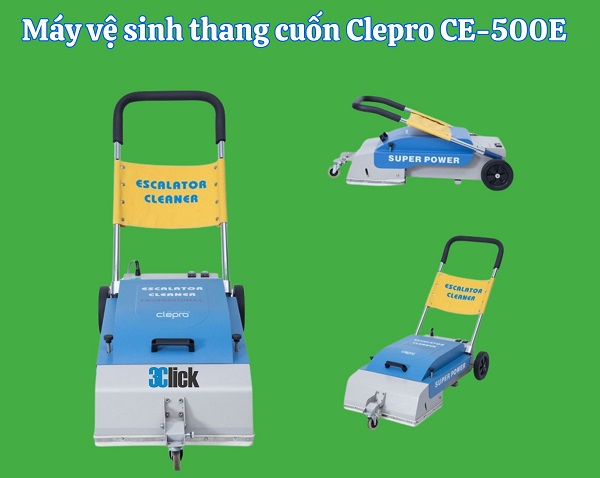 Máy vệ sinh thang cuốn Clepro CE-500E