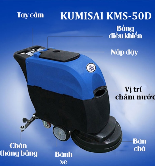 Máy chà sàn liên hợp Kumisai KMS 50D