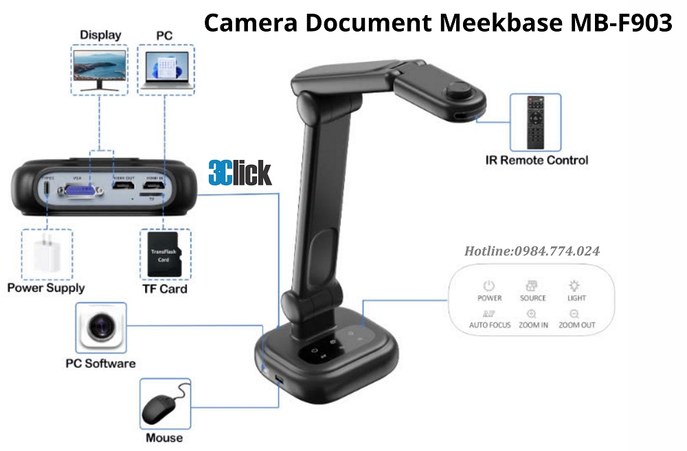 Máy chiếu vật thể Meekbase MB-F903
