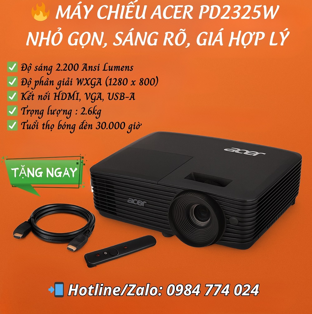 Máy chiếu Acer PD2325W