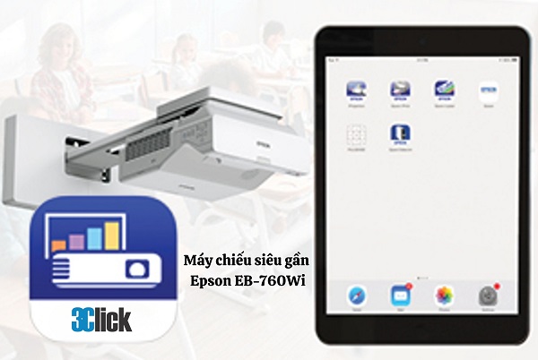Máy chiếu tương tác Epson EB-760Wi
