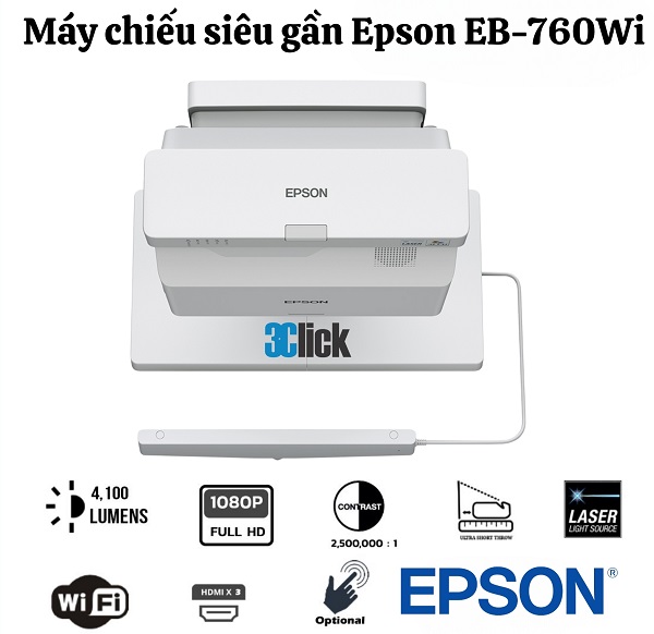 Máy chiếu tương tác Epson EB-760Wi