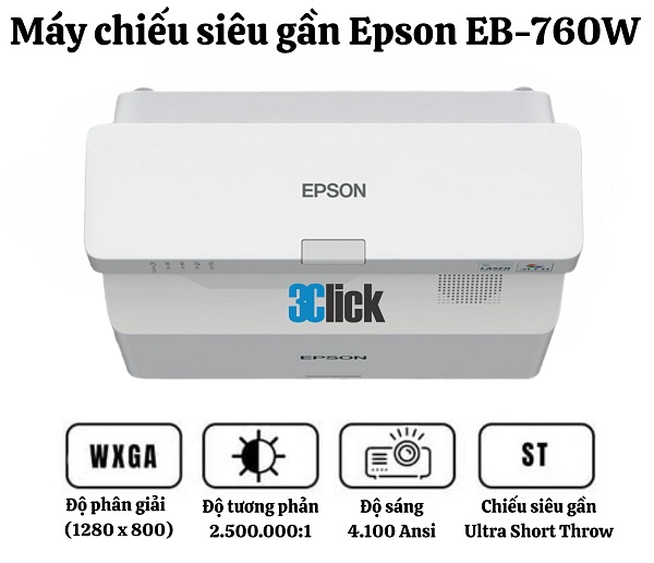 Máy chiếu siêu gần Epson EB-760W