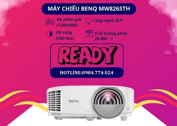 Máy chiếu siêu gần BenQ MW826STH