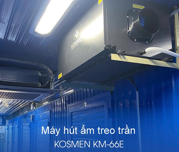 Máy hút ẩm treo trần Kosmen KM-66E