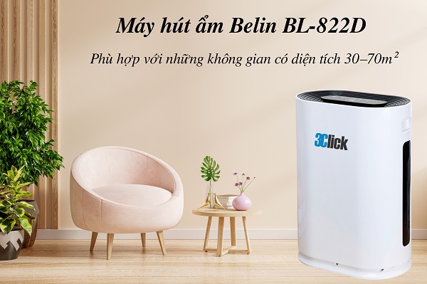 Máy hút ẩm gia đình Belin BL-822D
