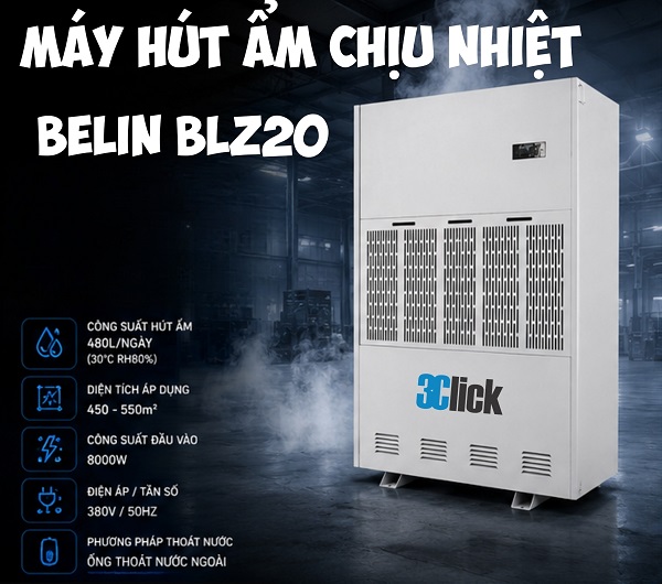 Máy hút ẩm công nghiệp Belin BLZ20