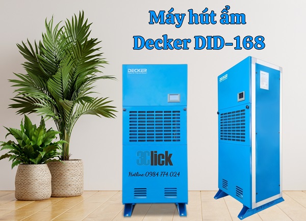 Máy hút ẩm công nghiệp Decker DID-168