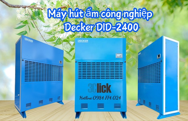 Máy hút ẩm công nghiệp Decker DID-2400