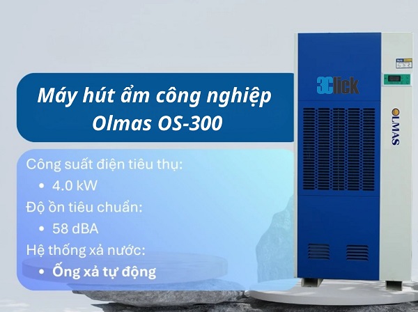 Máy hút ẩm công nghiệp Olmas OS-300
