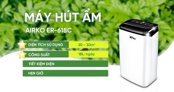 Máy hút ẩm Airko ER-618C