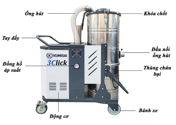 Máy hút bụi chuyên dụng Kumisai KMS 300