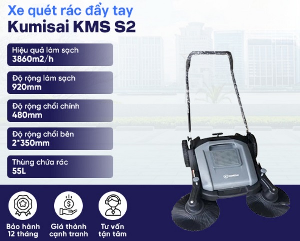 Máy quét rác Kumisai KMS-S2