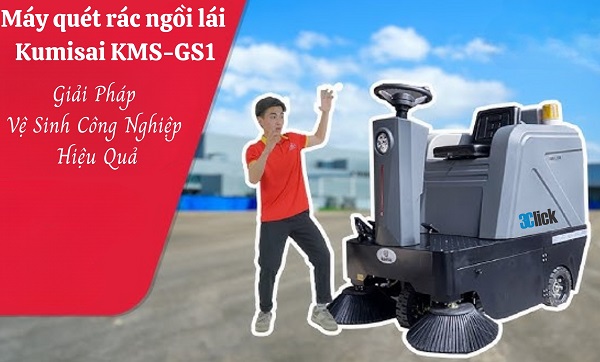 Máy quét rác ngồi lái Kumisai KMS-GS1