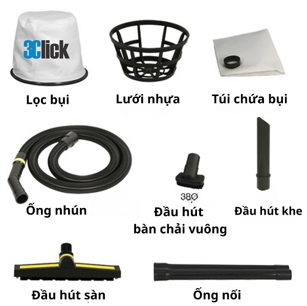Máy hút bụi Super Cleaner EV-140BS (KV-12B)