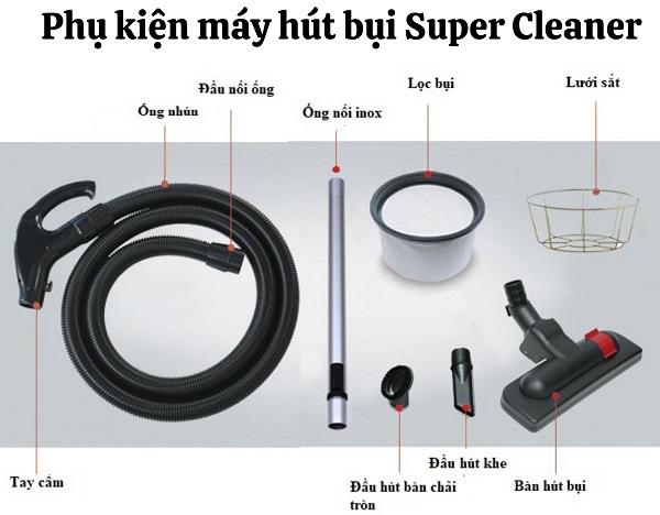 Máy hút bụi Super Cleaner EV-122FW (CS-122FW)