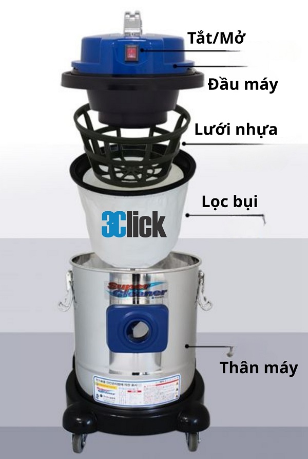 Máy hút bụi Super Cleaner EV-120SW (SC-20W)