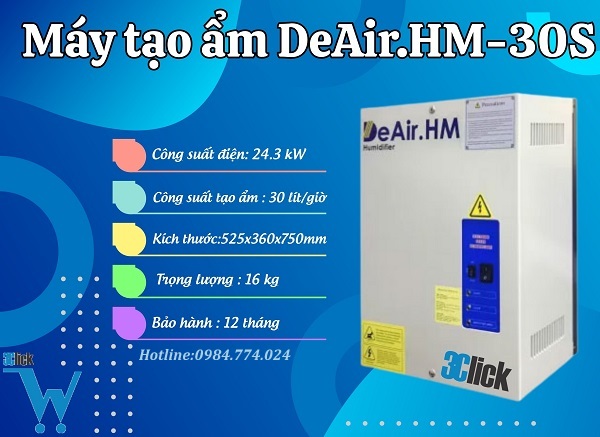 Máy tạo ẩm DeAir.HM-30S