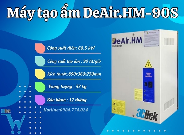 Máy tạo ẩm DeAir.HM-90S