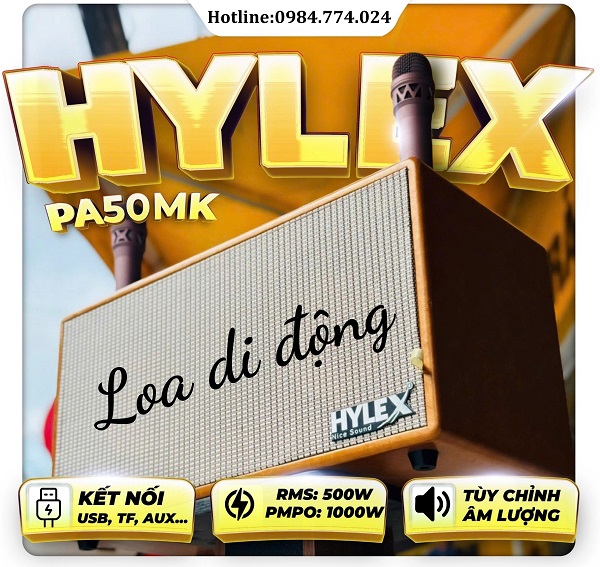 Loa di động Hylex PA50MK