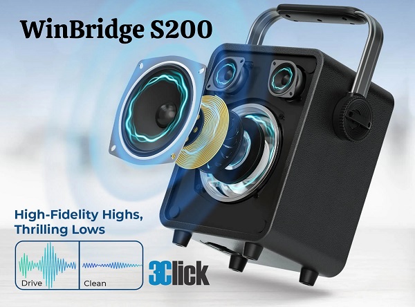 Loa Karaoke Di Động WinBridge S200