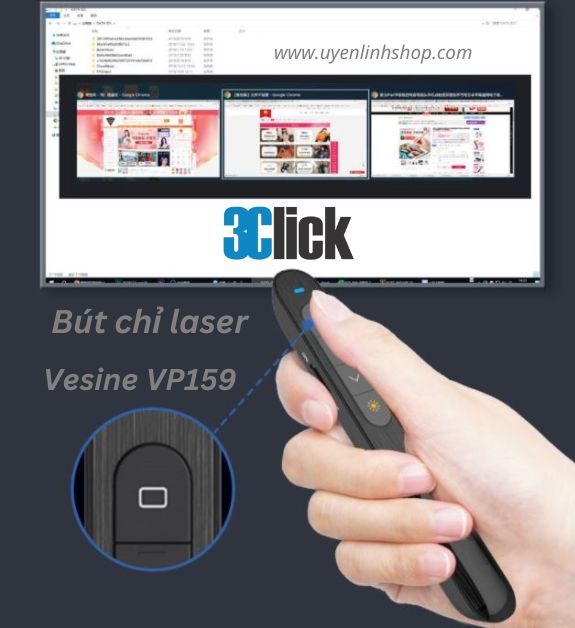 Bút trình chiếu Vesine VP159 - Tia laser đỏ