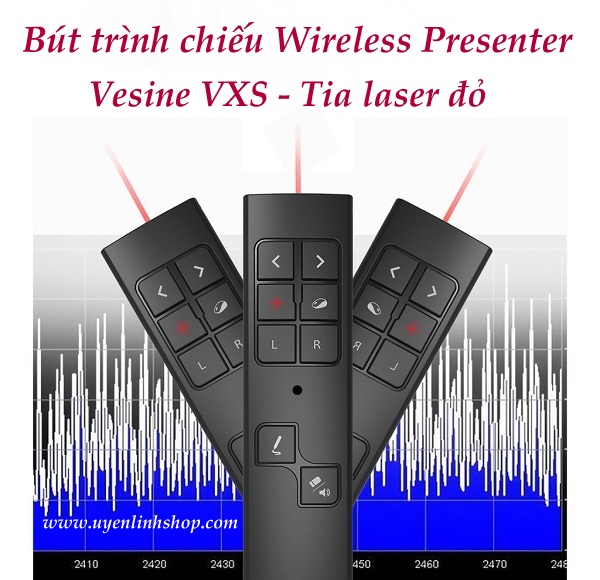 Bút trình chiếu Vesine VXS - Tia laser đỏ