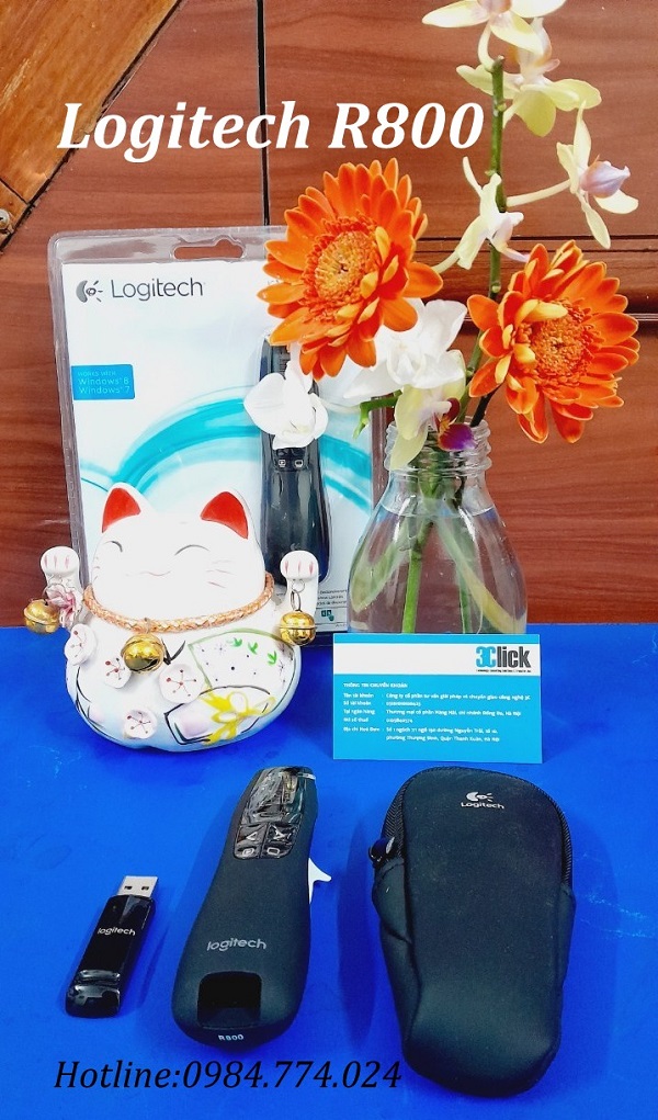 Bút trình chiếu Logitech R800 - Tia laser đỏ