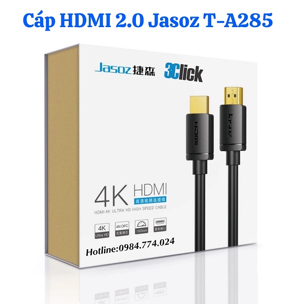 Cáp HDMI 2.0 Jasoz T-A285