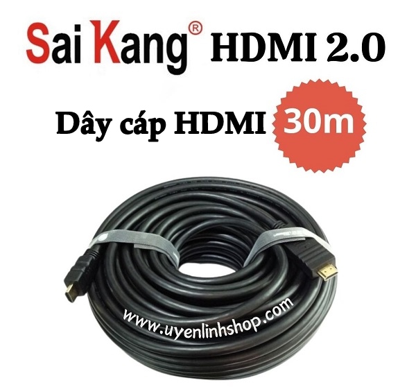 Dây cáp HDMI 2.0 Saikang 30m