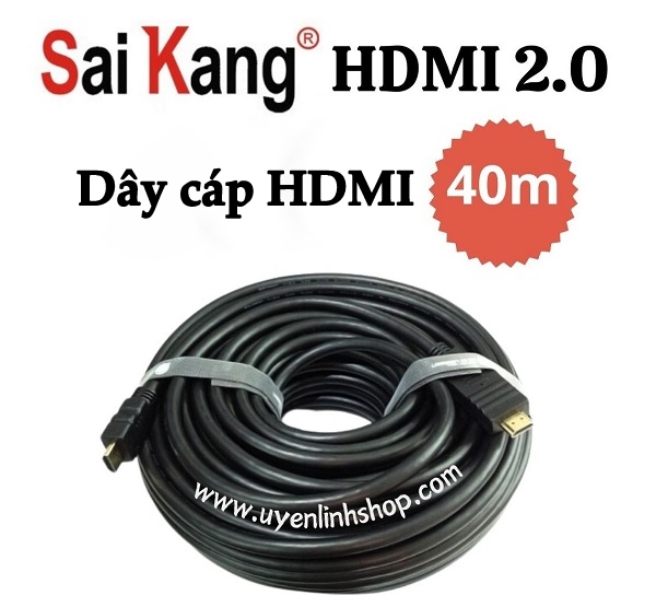 Dây cáp HDMI 2.0 Saikang 40m