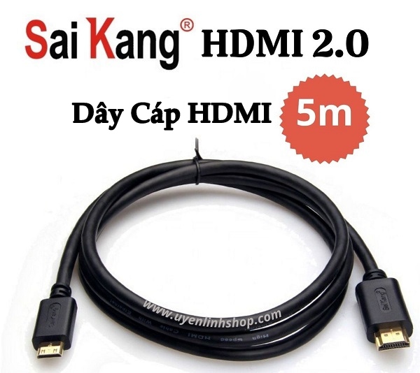 Dây cáp HDMI 2.0 Saikang 5m