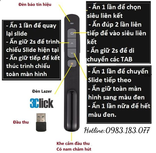 Bút trình chiếu Powerpoint  PP-02