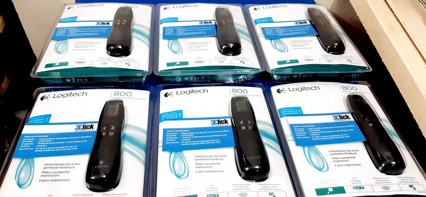 Bút trình chiếu Logitech R800 - Tia laser đỏ