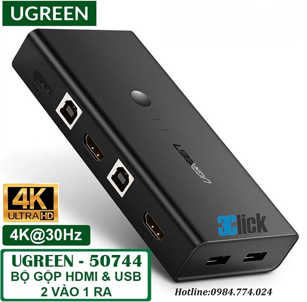 Bộ chuyển đổi 2 máy tính dùng 1 màn hình HDMI