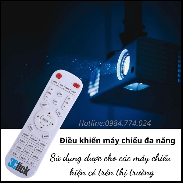 Điều khiển máy chiếu đa năng