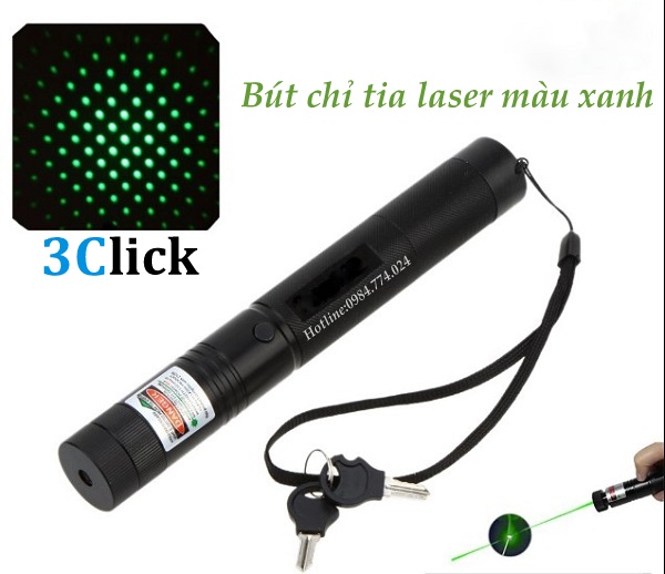 Bút Chỉ Tia Laser Xanh