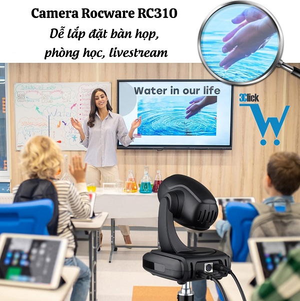 Camera họp trực tuyến Rocware RC310